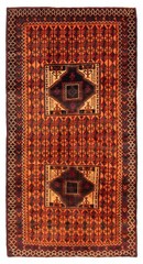 Traditional Vintage Hand-Knotted Area Rug 3’8″ x 7’1″ Oriental Wool Carpet