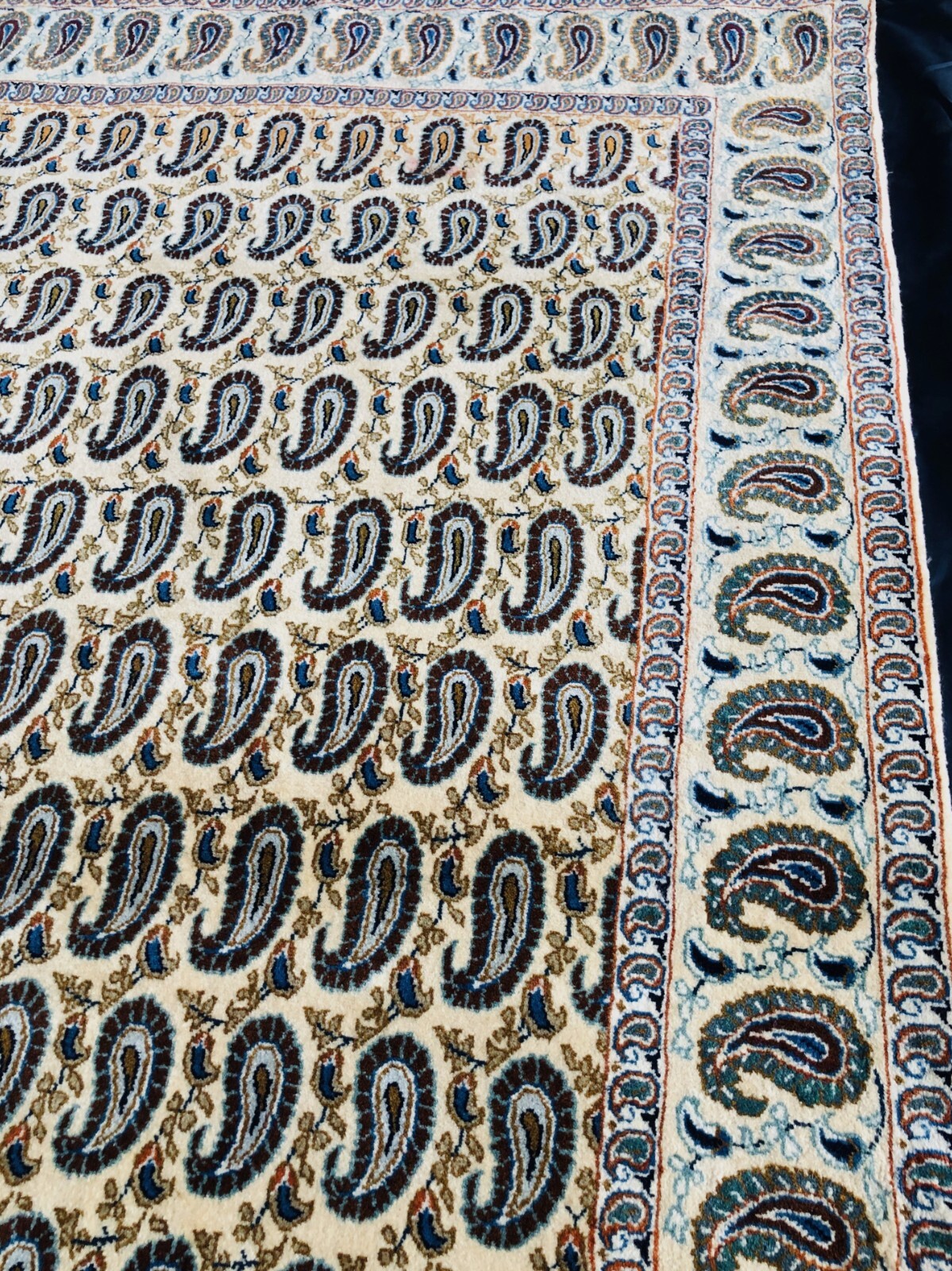 Allover Boteh Vintage Caucasian Area Rug 5x7 Hand Knotted Oriental Wool Carpet gallery