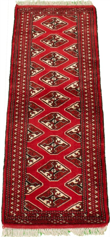 Vintage Hand-knotted Runner Rug 2'0" x 6'1" Traditional Oriental Wool Carpet gallery