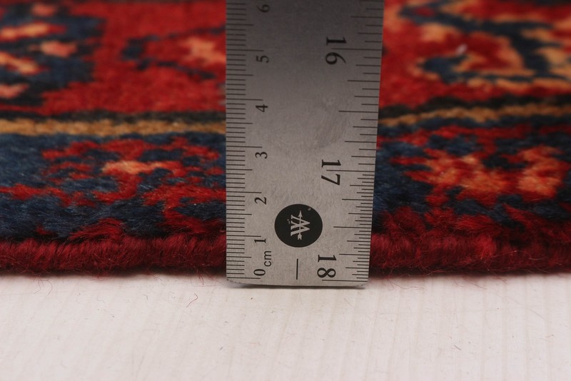 Vintage Hand-Knotted Area Rug 3'5" x 5'9" Traditional Oriental Wool Carpet gallery