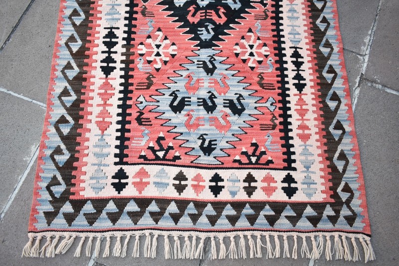 Vintage Turkish Rug 41'' x 67'' Anatolian Kayseri Rug Home Decor Wool Area Rug gallery