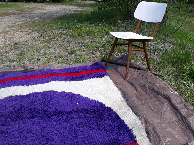 rya,ege,vintage,Scandinavian, carpet, rug 5 x 8 excellent gallery