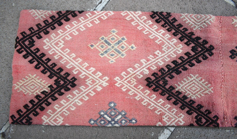 Turkish Kilim Pillow Cover Sofa Rug 11''x35'' Decorative Handmade Cushion Cover gallery