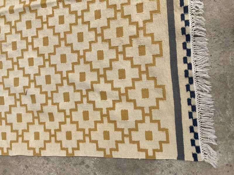 Vintage Traditional Handmade Epic Turkish Kilim Floor Rug Carpet 238x166 cm gallery