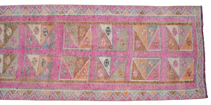 Turkish Runner Rug, HandMade Rug, Tribal Rug Ethnic Rug 3 x 12 ft Kitchen Runner gallery