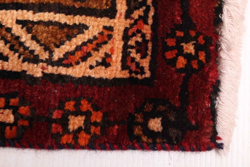 Vintage Hand-knotted Runner Rug 3'3" x 13'0" Traditional Oriental Wool Carpet gallery