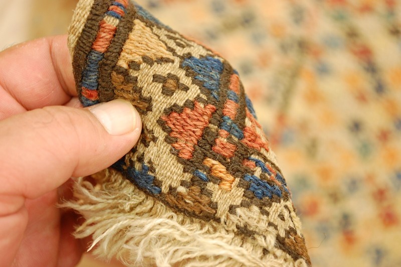 Early/Mid 19th C Shahsevan Khorjin bag Face, Transcaucasus ,IN SIZE 1'6" X 1'9" gallery