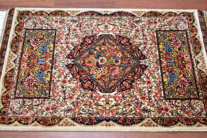 Silk Rug 100 % Bamboo Silk Mini Rug 16'' x 23'' Home Decor Rug Wall Hangings Rug gallery