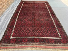 5.3 X 9 ft COLLECTORS’ ITEM Antique Tribal Natural Vegetable Dye Jan Bagi Sistan
