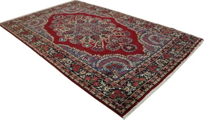 One-of-a-Kind Traditional Floral Kork Wool Rug Oriental Décor Carpet 6'5X10'5 ft gallery