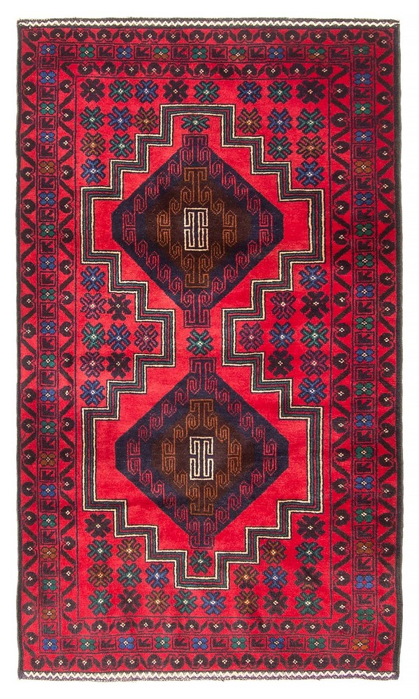 Vintage Traditional Hand-Knotted Area Rug 2'10" x 5'0" Oriental Wool Carpet