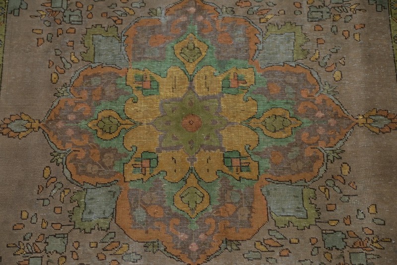 Vintage Over-Dyed Traditional Area Rug 7x10 ft Hand-knotted Wool for Living Room gallery