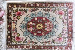 Hereke Silk Carpet, Noble, Small Oriental Carpet, High Quality And Like New