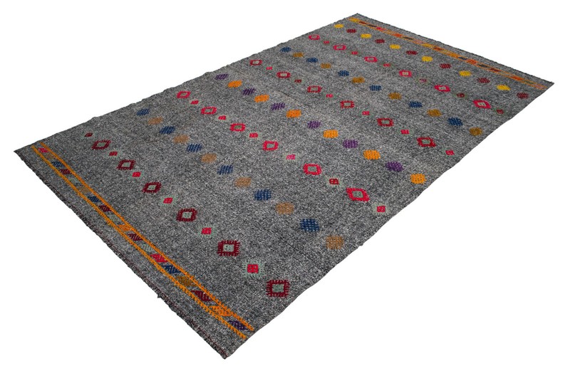 Turkish Rug, Kilim Rug, Handmade Rug, Boho Rug, Large Rug, Vintage Rug, 6x9 Rug gallery