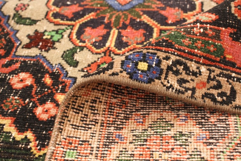 Vintage Hand-Knotted Area Rug 5'0" x 12'9" Traditional Oriental Wool Carpet gallery