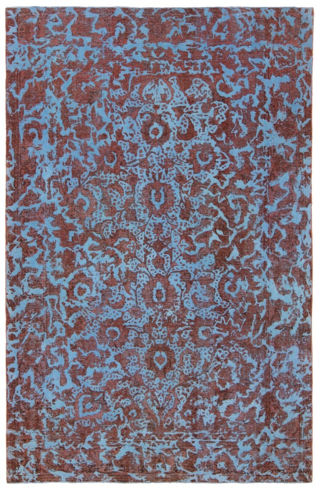 Vintage Hand Knotted Persian Rug 290x186cm - Oriental, Carpet, Rug, Blue