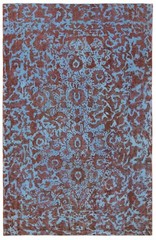 Vintage Hand Knotted Persian Rug 290x186cm – Oriental, Carpet, Rug, Blue