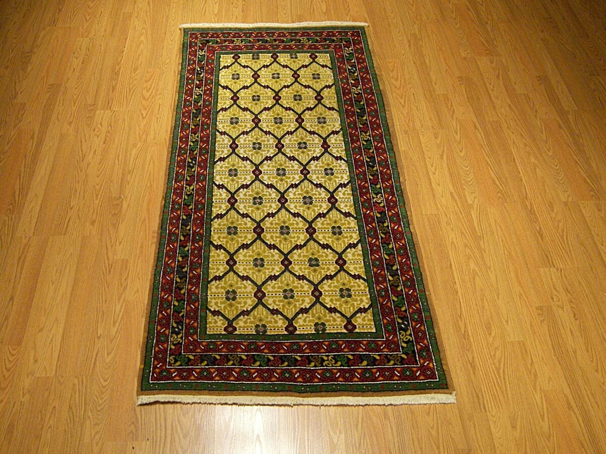 3.2 x 7 Hand Knotted High Quality Sarab Runner_Veggie Dyes Fine Wool _ Sturdy gallery