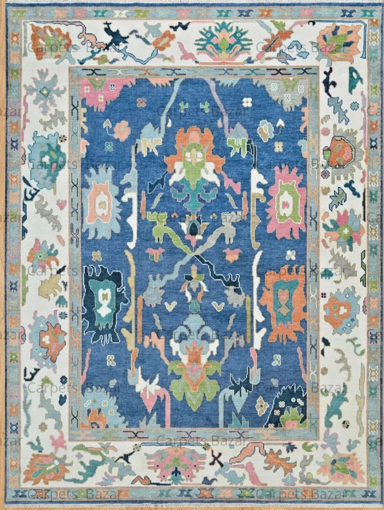 Turkish Oushak Rugs 4x6 5x7 6x9 8x11 9x12 10x14 12x15 ft Hand Knotted Area Rugs