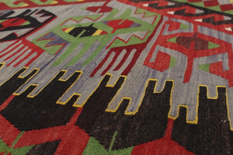 Vintage Hand Woven Area Rug 5'7" x 10'7" Traditional Wool Oriental Carpet gallery