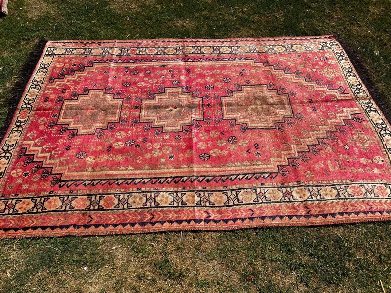 COLLECTORS' ITEM Stunning Antique Maresali Azerbaijan Boteh Pattern Caucasus Rug gallery