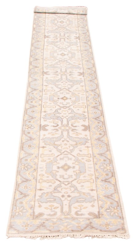 Vintage Hand-knotted Runner Rug 2'8" x 19'6" Traditional Oriental Wool Carpet gallery