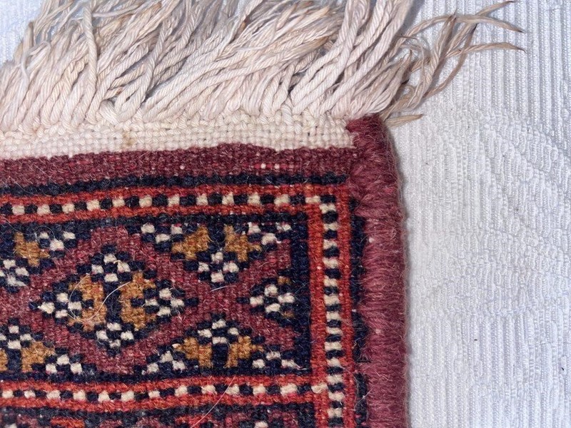 20th C. Tibetan Hand Knotted Rug $90 gallery