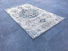 Turkish Antique rug Bohemian Area rug Oushak rug Vintage Rug Handmade Wool rug