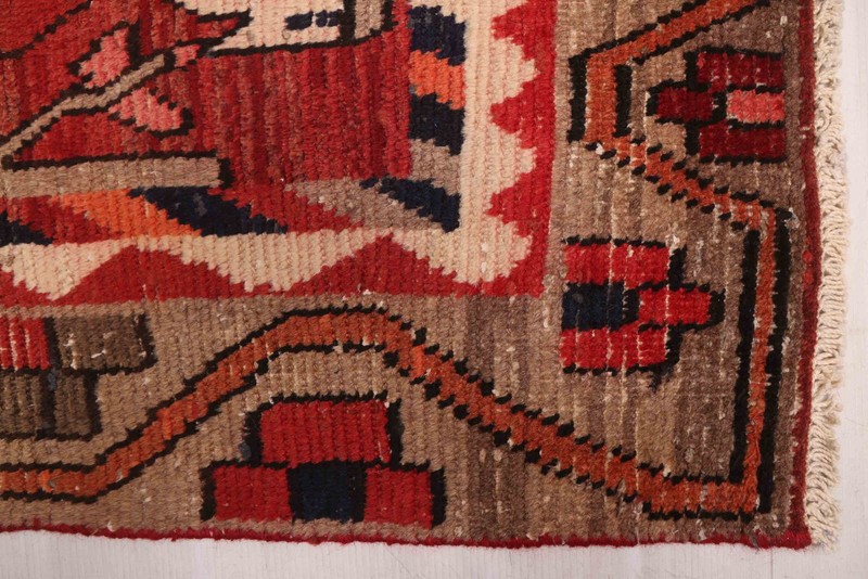 Traditional Vintage Hand-Knotted Oriental Carpet 4'9" x 7'10" Wool Area Rug gallery