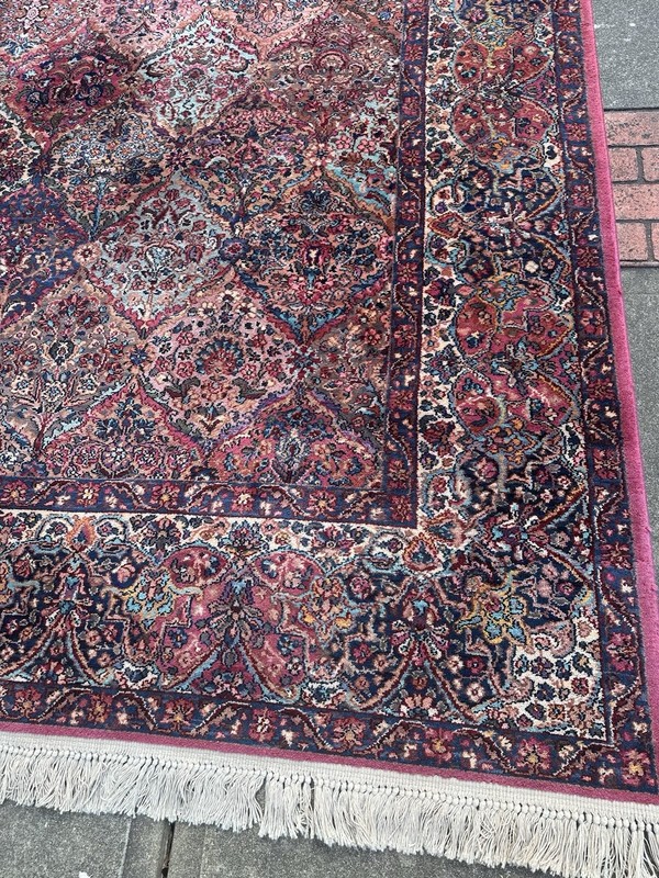 Karastan Rugc Multicolor Panel Kirman Rug #717, Wool 700 8.8 x 12 gallery