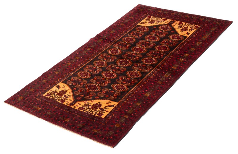 Vintage Hand-Knotted Area Rug 3'6" x 6'7" Traditional Oriental Wool Carpet gallery