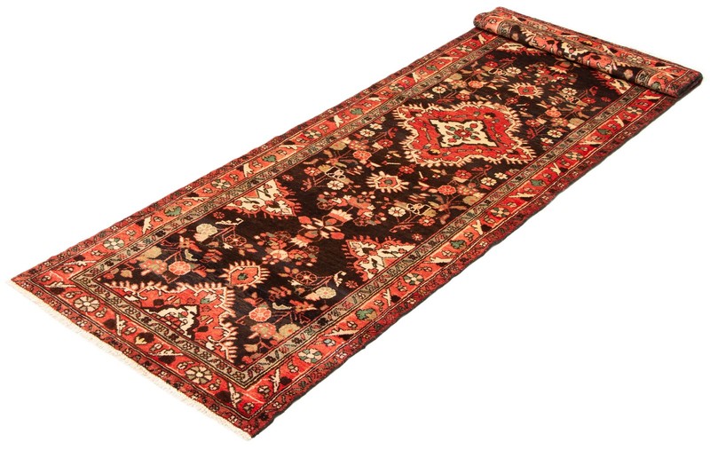 3'2" x 9'10" Vintage Hand-knotted Runner Rug Traditional Oriental Wool Carpet gallery