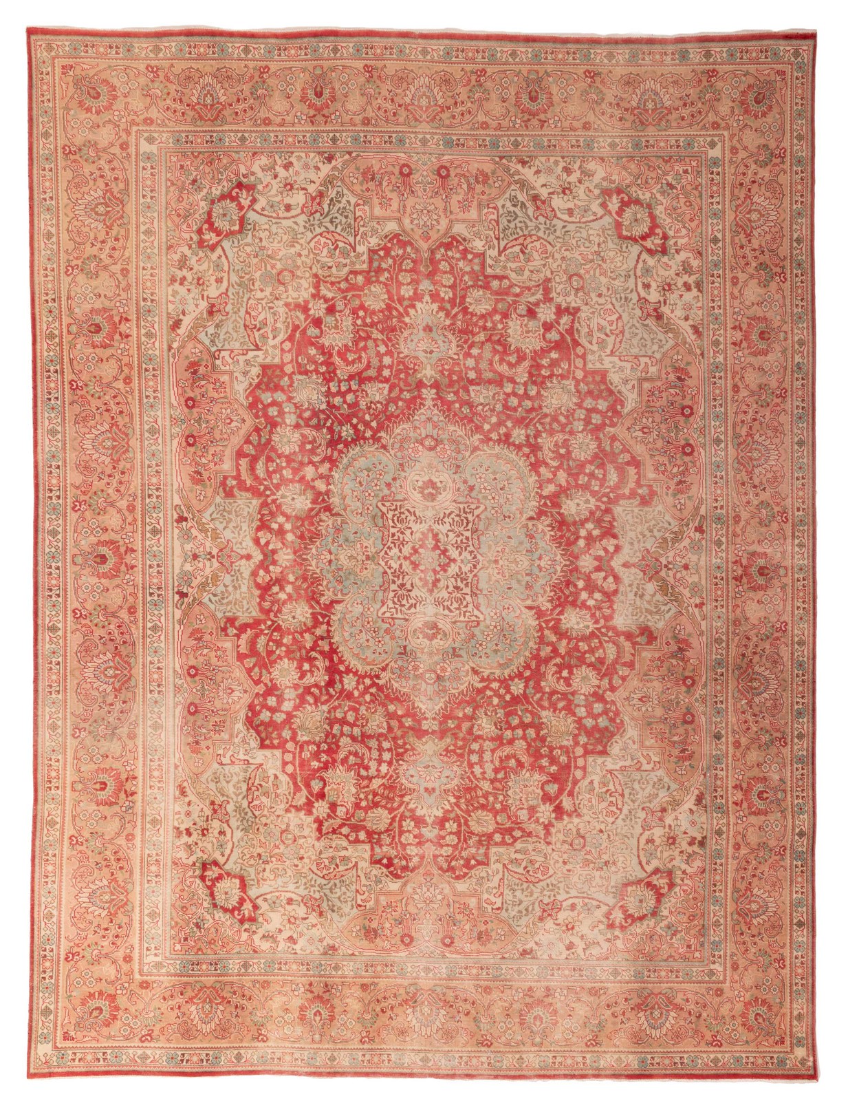 Traditional Vintage Hand-Knotted Area Rug 9'7" x 12'11" Oriental Wool Carpet gallery