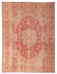 Traditional Vintage Hand-Knotted Area Rug 9’7″ x 12’11” Oriental Wool Carpet