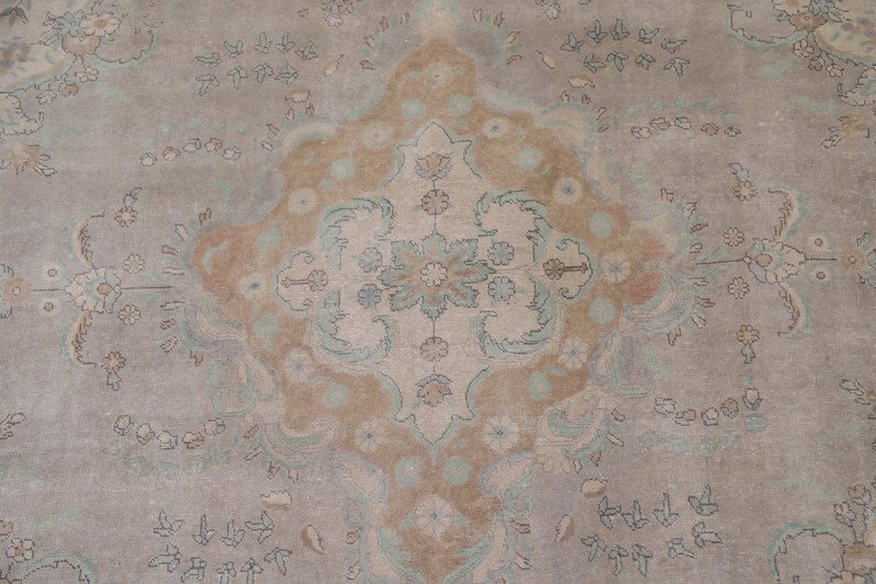 Distressed Traditional Area Rug 9x13 Hand-knotted Wool Vintage for Living Room gallery