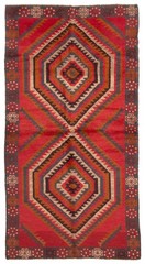 Traditional Vintage Hand-Knotted Area Rug 3’6″ x 6’7″ Oriental Wool Carpet