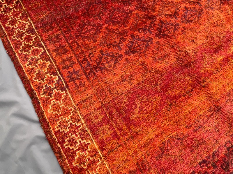 160 X 270 cm Vintage Natural Vegetable Dye Nomad Maldari Belouch Abrash Kowdani gallery
