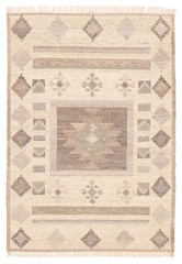 Vintage Hand Woven Area Rug 5’2″ x 7’8″ Traditional Wool Oriental Carpet