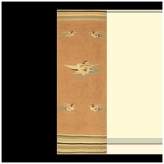3×10 Antique Chinese Gold Wool Area Rug 1900