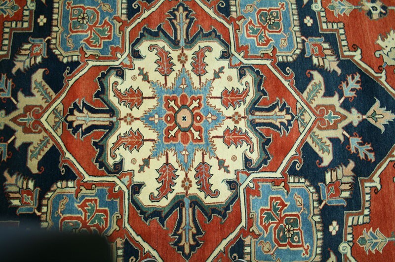 A Vintage Palatial 14' x 19' Serapi Azari Rug gallery