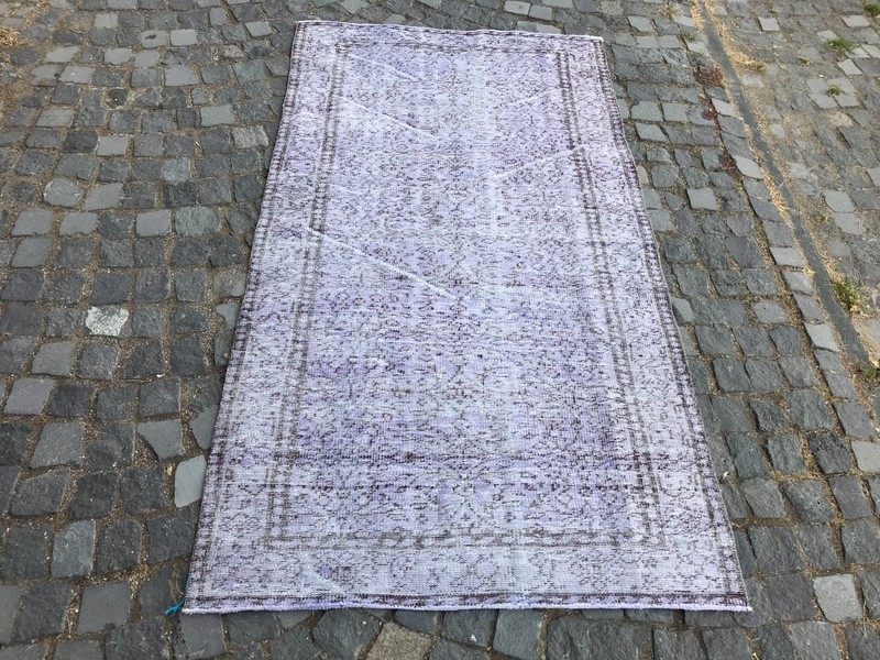 Home Decor Rug, Turkish Vintage Rug, Boho Decor Rug, Oushak Rug, 3,9 x 7,2 ft gallery