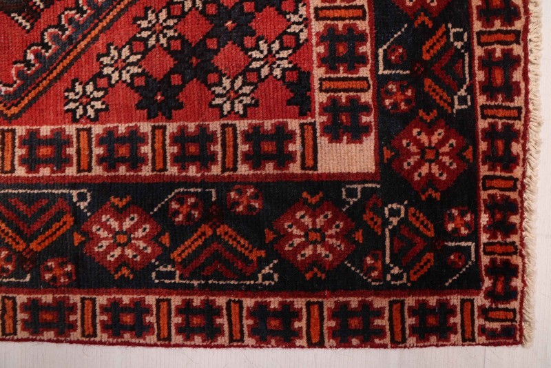 Vintage 6'8" x 9'7" Traditional Hand Knotted Vegetable Dye Wool Area Rug gallery