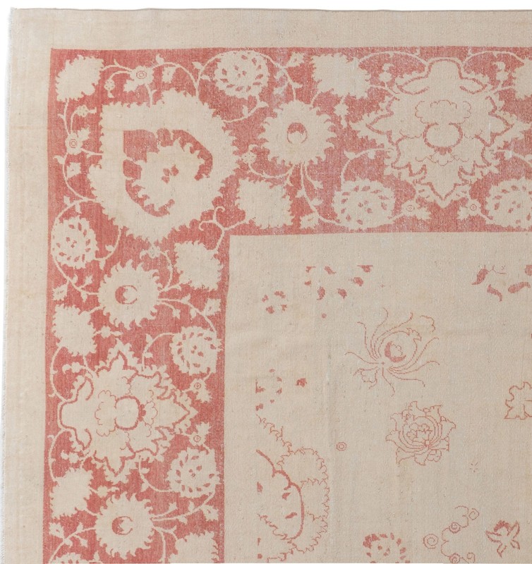 Vintage Subdued Agra Design Rug 13'6 X 21'9 E25313 gallery