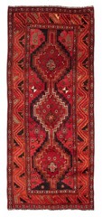 Vintage Traditional Hand-Knotted Area Rug 4’2″ x 8’10” Oriental Wool Carpet
