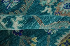 10×14 12×15 Green Oushak Rug Oriental Hand Knotted Wool Turkish Floral Area Rugs