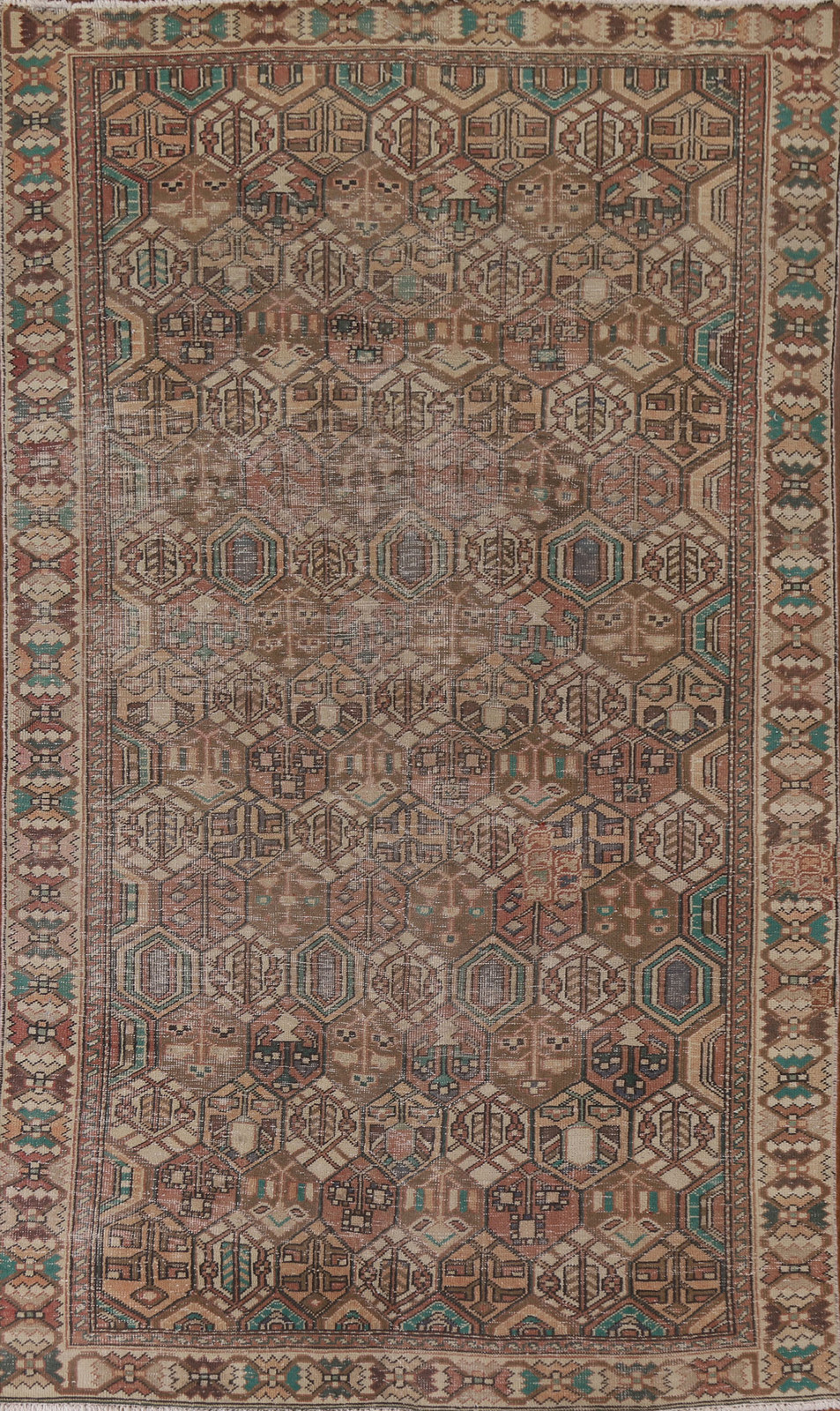 Handmade Tribal Vintage Area Rug 6x10 Ft Oriental Wool Carpet Traditional Rug gallery