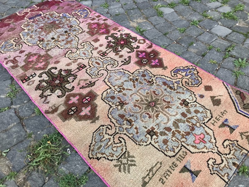 Handmade Rug Turkish Area Rug Vintage Rug Oushak Rug Antique Rug Bohemian Rug gallery