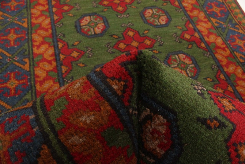 Vintage Hand-knotted Runner Rug 2'9" x 10'2" Traditional Oriental Wool Carpet gallery