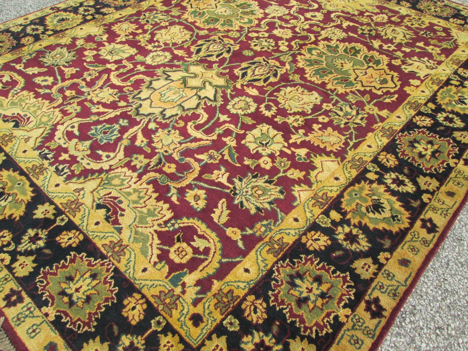 ORIENTAL RUG AGRA PATTERN A FINE HAND WOVEN 8 x 10 NEVER USED RUG FULL PILE gallery