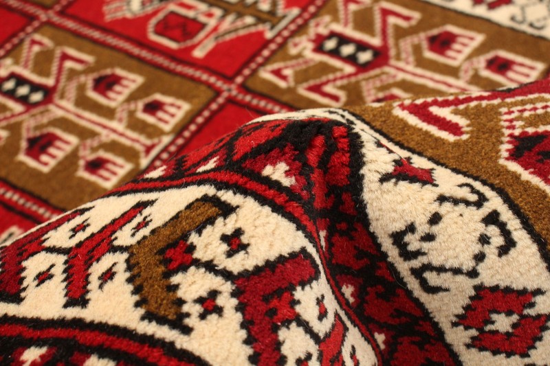 Vintage Traditional Hand-Knotted Area Rug 3'3" x 4'8" Oriental Wool Carpet gallery